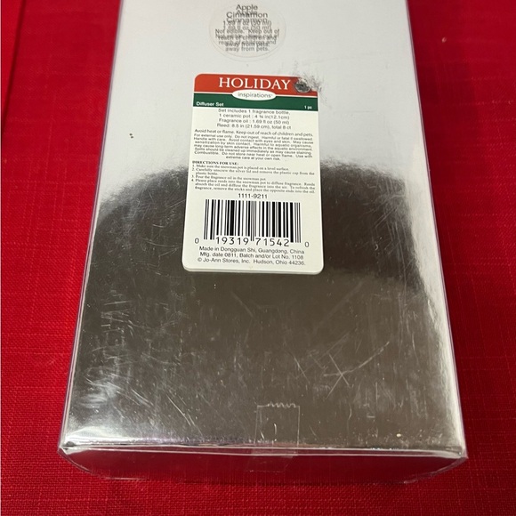 Christmas Snowman Ceramic Reed Difuser Apple Cinnamon New In Box Kitschy Vintage - Picture 5 of 6